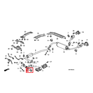 Honda Civic 2006-2011 Exhaust Rubber Mounting