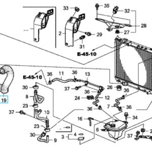 Honda Accord Diesel 2009-2015 Lower Radiator Hose