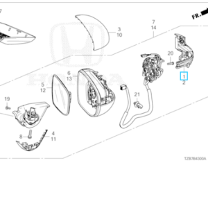 Honda Jazz 2021- Offside Mirror Indicator Unit