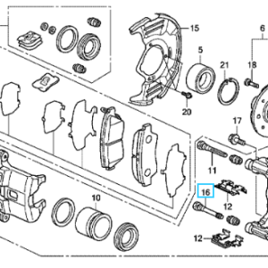 Honda Various Models-Front Caliper Pin B