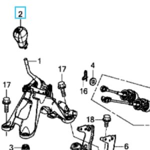 Honda Civic 2012-2016 Gear Knob