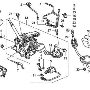 Honda CR-V 2007-2012 Escutcheon Lid