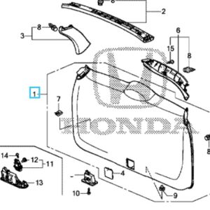 Honda CR-V 2013-2018 Tailgate Lining