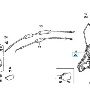 Honda Civic 2007 NSR Door Latch