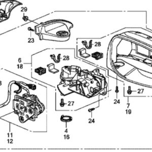 Honda Jazz Hybrid 2013-2015 Offside Mirror Cover