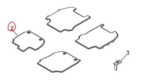 Honda Jazz 2016-2019 CVT Drivers Carpet Mat
