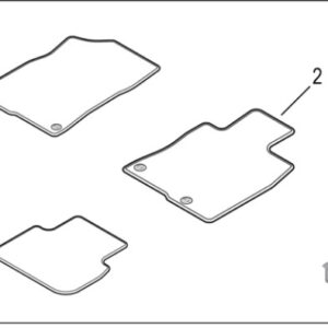 Honda Civic 2022-Current Elegance Carpet Mats