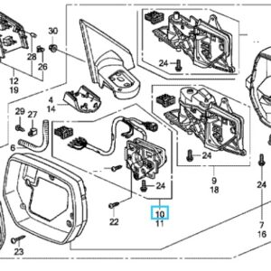Honda CR-V 2007-2012 Offside Mirror Actuator
