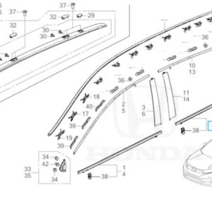 Honda CR-V 2019-2023 NSR Scraper Moulding