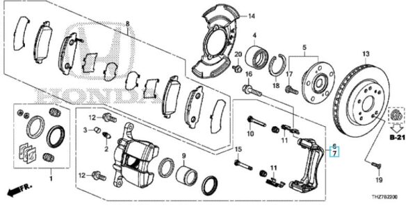 Honda HR-V 2019-2020 NSF Caliper