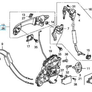 Honda CR-V 2007-2012 NSF Outer Door Handle