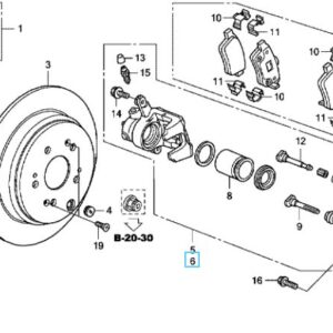 Honda CR-V 2007-2012 NSR Caliper