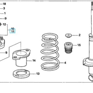Honda FR-V NSR Shock Absorber Mount
