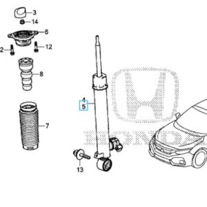 Honda Civic Type R 2017-2021 NSR Shock Absorber