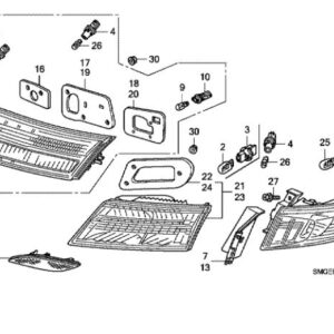 Honda Civic 2006-2011 NSR Outer Tail Light