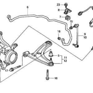 Honda Jazz 2002-2008 Front Lower Arm Nut