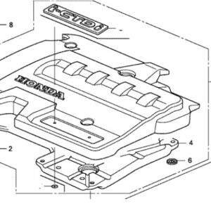 Honda Civic Diesel 2006-2011 Engine Cover Nut