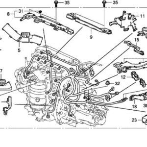 Honda Civic 2006-2011 Battery Plus Terminal Nut