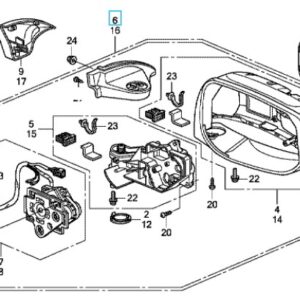 Honda Jazz 1.2 2009-2014 Offside Mirror Unit