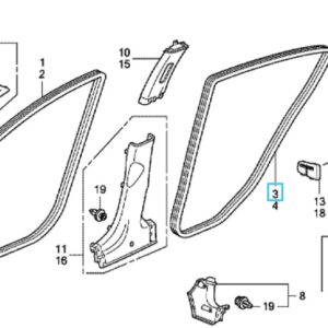 Honda Insight OSR Door Aperture Seal