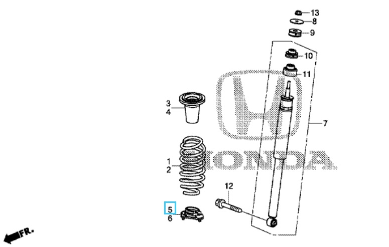 Honda Civic 2012-2016 OSR Lower Spring Mount