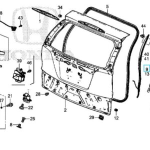 Honda CR-V 2013-2018 Offside Tailgate Stay
