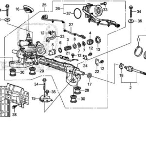 Honda CR-V 2013 Offside Track Rod End