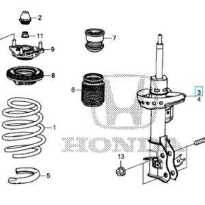 Honda Civic Tourer 2014-2017 OSF Shock Absorber