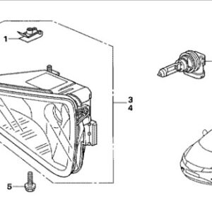 Honda Civic 2006-2011 OSF Fog Light