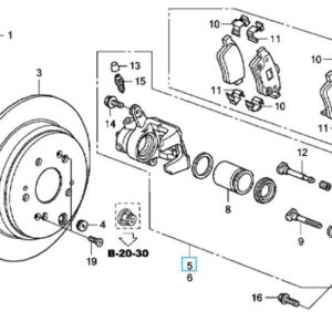 Honda CR-V 2007-2012 OSR Caliper