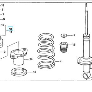 Honda FR-V OSR Shock Absorber Mount