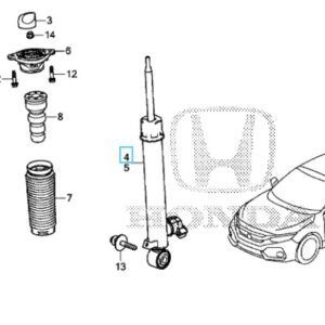 Honda Civic Type R 2017-2021 OSR Shock Absorber