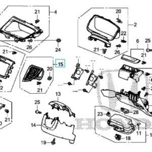 Honda CR-V 2015-2018 Offside Central Air Vent