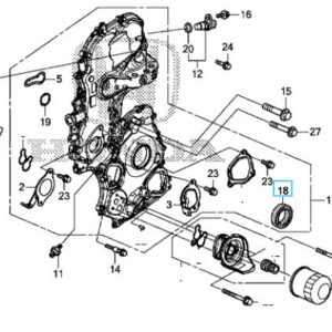 Honda Front Crankshaft Oil Seal - Various Diesel Models