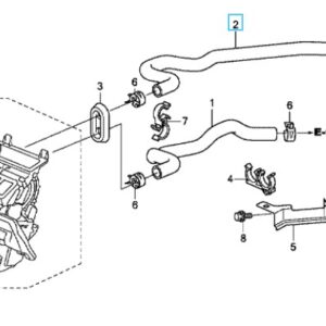 Honda Civic Petrol 2006-2011 Water Outlet Hose
