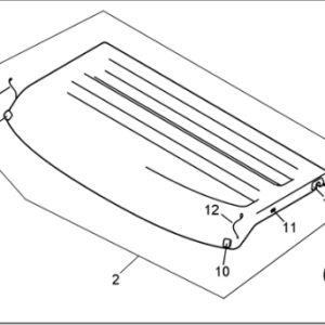 Honda HR-V 2016-2020 Parcel Shelf Strap Screw