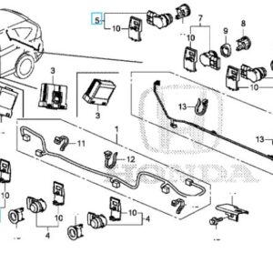 Honda CR-V EX 2013-2014 OSR Corner Parking Sensor