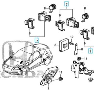 Honda CR-Z Rear Parking Sensor