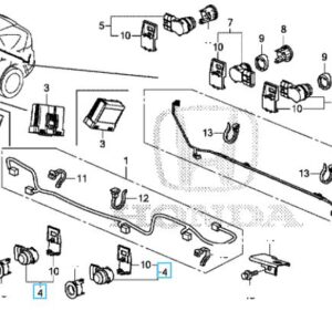 Honda CR-V EX 2013-2014 Front Parking Sensor