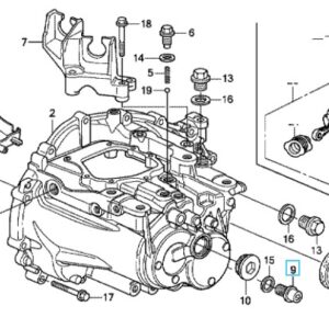 Honda Civic 2006-2011 Gearbox Plug Bolt 14mm