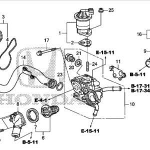 Honda Civic 1.8 2012-2016 Water Pump Pulley