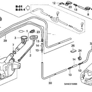 Honda Jazz 2002-2008 Rear Washer Nozzle