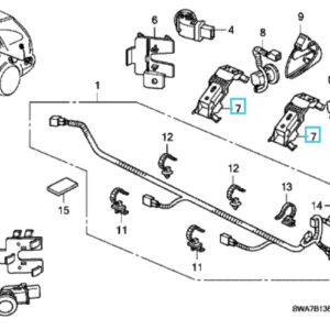 Honda CR-V 2007-2012 Rear Centre Parking Sensor Retainer