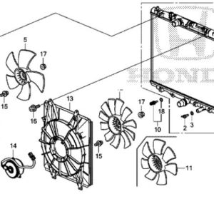 Honda CR-V Diesel 2013-2014 Radiator