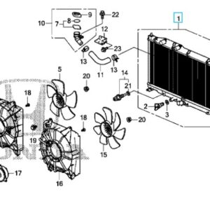 Honda Civic 1.4 2012-2016 Radiator