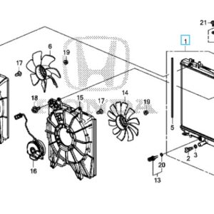 Honda HR-V Diesel 2016-2018 Radiator