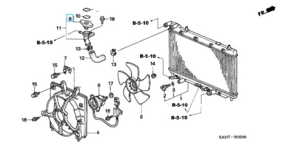 Honda Radiator Cap - Various Models