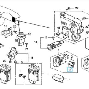 Honda S-2000 Rear Fog Light Switch Bulb
