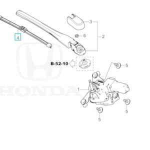 Honda Civic 2023-2026 Rear Wiper