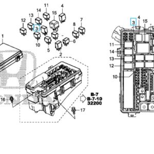 Honda Civic 2017-2021 Rear Demister Relay